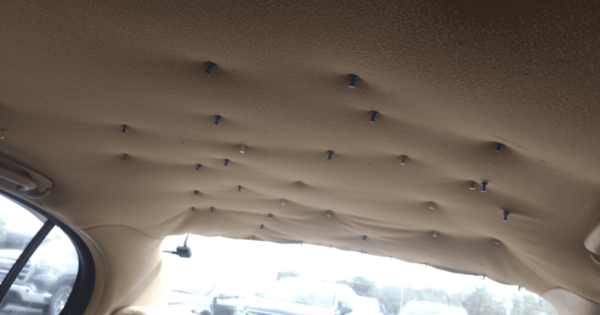 What Causes a Sagging Headliner And How to Fix it? Mechanic Times