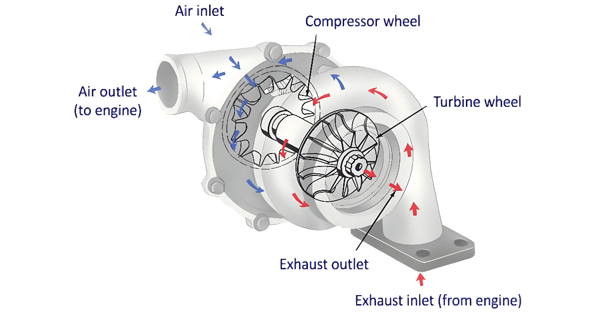 How Does a Turbocharger Work? Breakdown) Mechanic Times